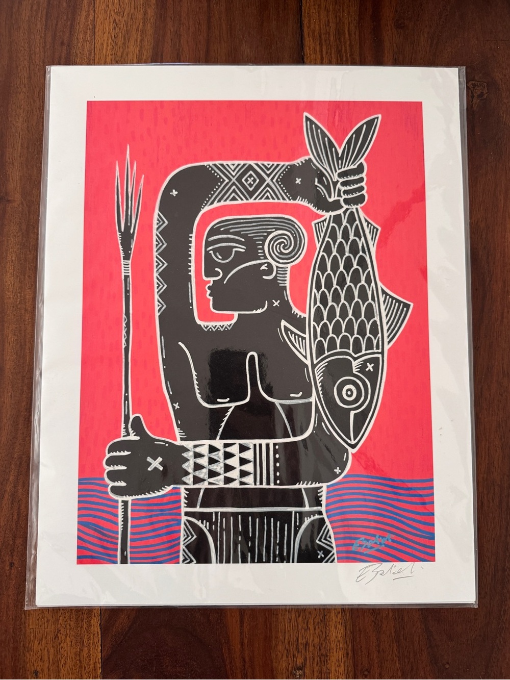 Eduardo Bolioli ‘Kane’ Signed Print 12” x 9”